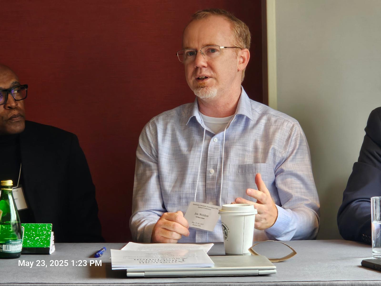 Jon at ALA Conference