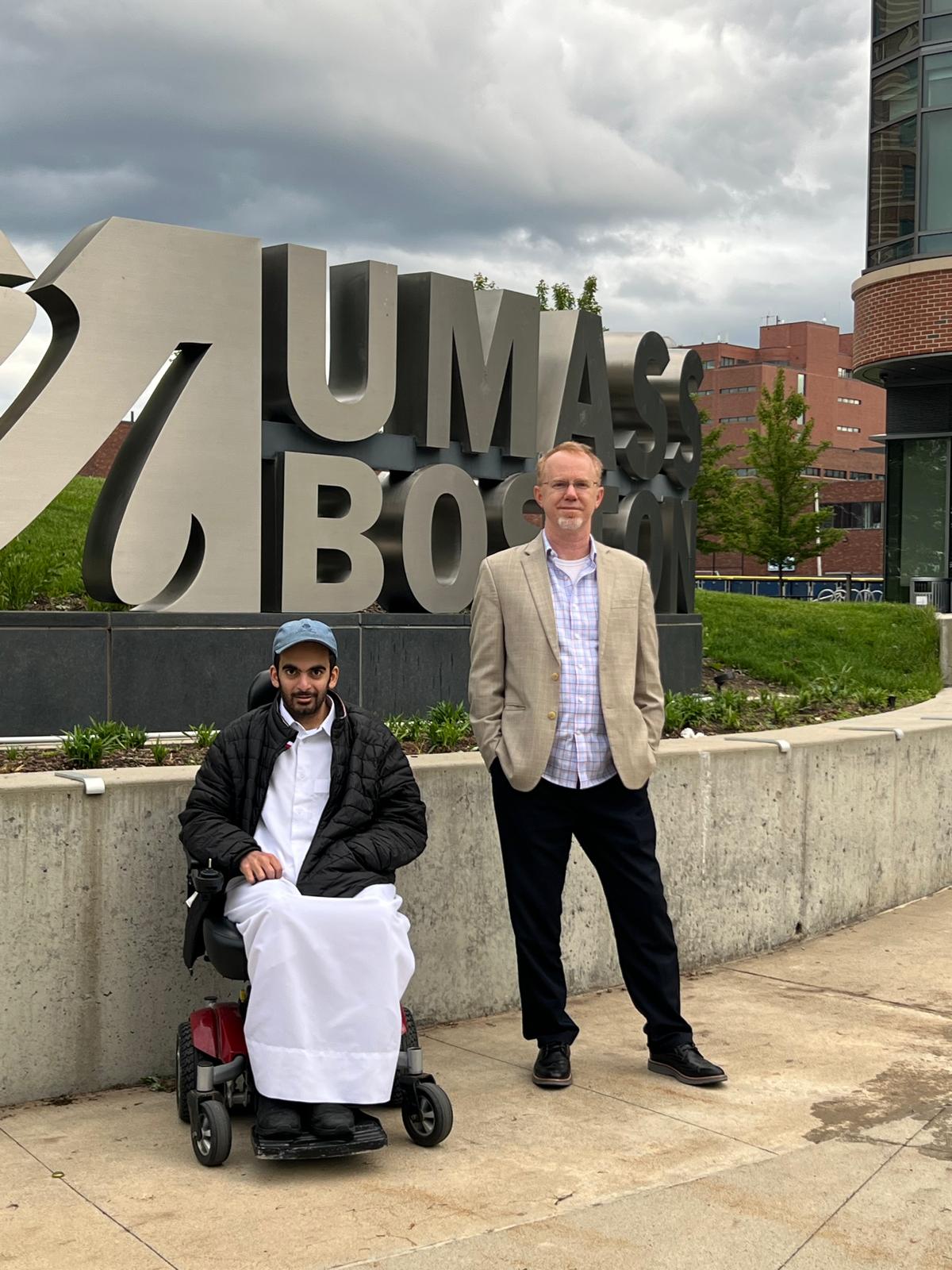 Jon and Muhammad at UMass